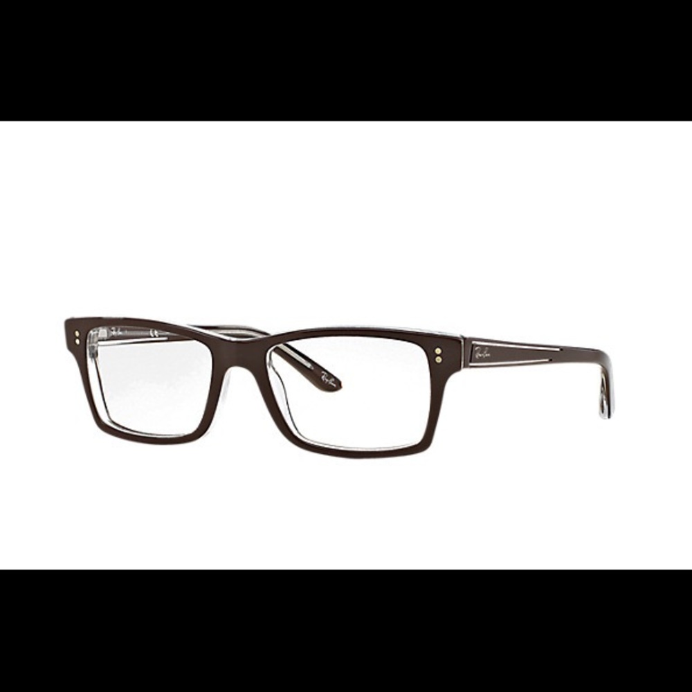 Ray ban brown unisex 52 mm eyeglasses rb5225 5188